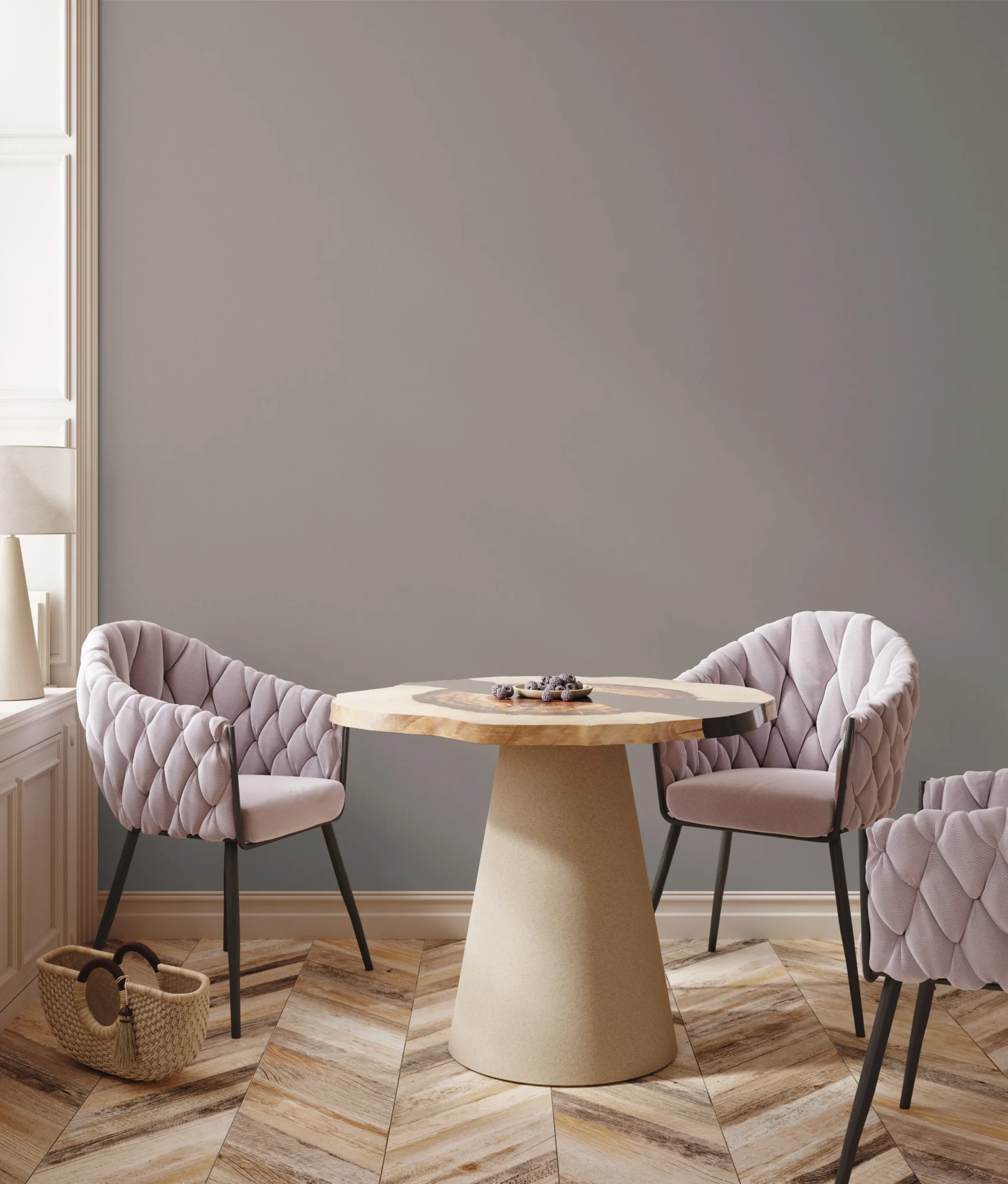 Gray Embossed Wallpaper – Understated Luxury (24201-12)